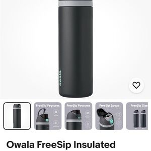 BNIB Owala FreeSip Foggy Tide is the color,Insulated Water Bottle 24 ounces